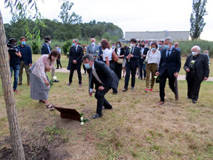 Homenatge en record de les v&iacute;ctimes de la Covid-19 al Parc de les Ribes del Ter
