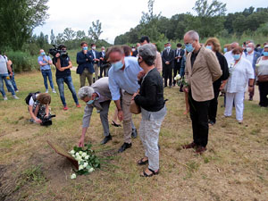 Homenatge en record de les v&iacute;ctimes de la Covid-19 al Parc de les Ribes del Ter