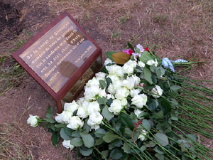 Homenatge en record de les v&iacute;ctimes de la Covid-19 al Parc de les Ribes del Ter