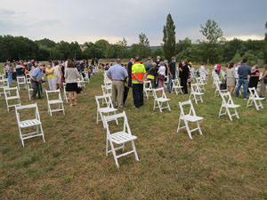 Homenatge en record de les v&iacute;ctimes de la Covid-19 al Parc de les Ribes del Ter