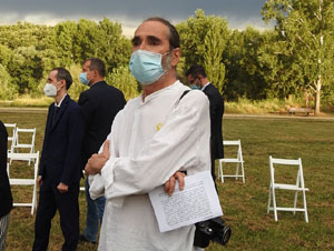 Homenatge en record de les v&iacute;ctimes de la Covid-19 al Parc de les Ribes del Ter