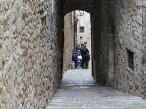 Rodatge de 'The Path' als carrers del Barri Vell de Girona