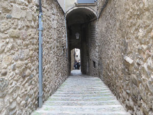 Rodatge de 'The Path' als carrers del Barri Vell de Girona