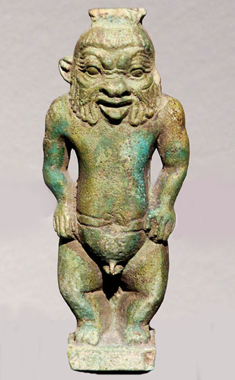 El d&eacute;u Bes. Faian&ccedil;a. Per&iacute;ode ptolemaic (715-332 aC)