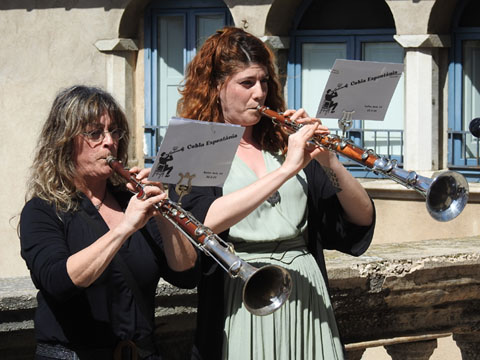 La intervenci&oacute; musical durant l'esdeveniment