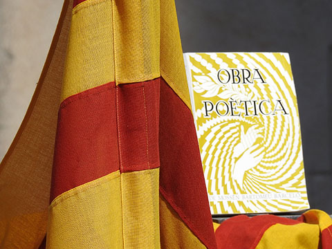 Obra po&egrave;tica de Barcel&oacute; presidint l'esdeveniment
