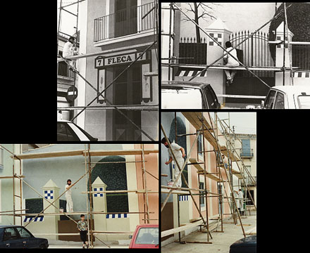 Proc&eacute;s de realitzaci&oacute; del mural
