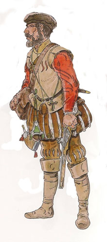 Bandoler. Cap de quadrilla. 1570-1580