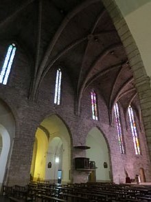 Nau de l'esgl&eacute;sia de Santa Maria dels Turers