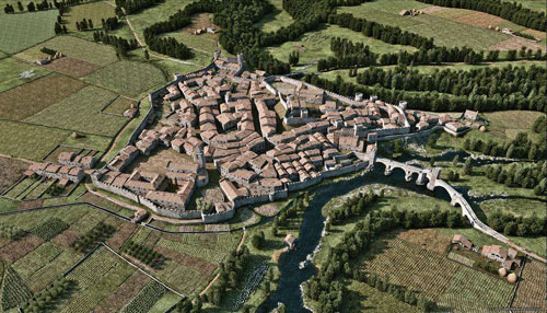 Besal&uacute; a principis del segle XV