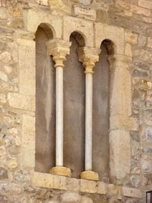 C&uacute;ria Reial - Casa de les Monges. Detall