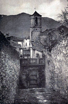 Esgl&eacute;sia de Sant Vicen&ccedil; de Besal&uacute;. 1910-1920