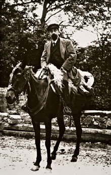 Joan Maragall. d'excursi&oacute; amb mula a Camprodon. 1894