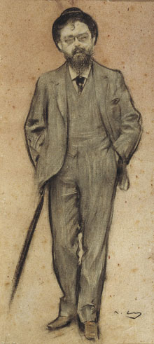 Isaac Alb&eacute;niz (Camprodon, 1860 - Cambo-les Bains, Fran&ccedil;a, 1909). Ramon Casas