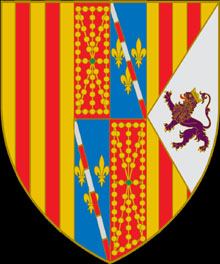 Escut del pr&iacute;ncep Carles de Viana (1421-1461)