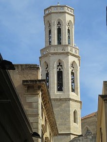 Campanar de l'esgl&eacute;sia de Sant Pere