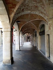 Voltes de la pla&ccedil;a de l'Ajuntament