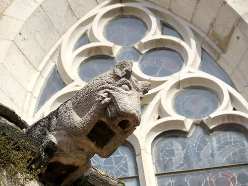 G&agrave;rgola de l'esgl&eacute;sia de Sant Pere