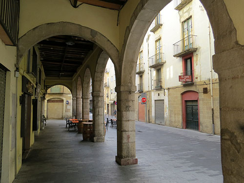 Pla&ccedil;a de les Patates, empla&ccedil;ament comen&ccedil;at a configuar el 1817