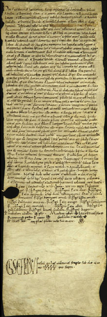 Testament sacramental atorgat damunt l'altar de Sant Pere de Figueres el 30 de setembre de 1092