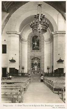 Altar major del convent de Sant Dom&egrave;nec. 1925-1933