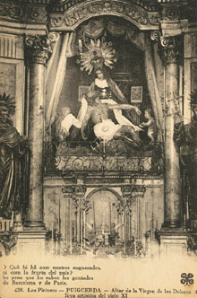 Altar de la Mare de D&eacute;u dels Dolors. 1900-1930
