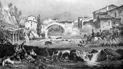 El combat de Ripoll durant la Guerra del Franc&egrave;s