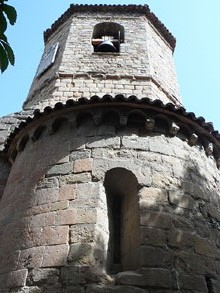 Campanar de l'esgl&eacute;sia de Sant Pol