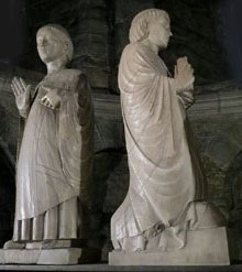 Retaule de Sant Agust&iacute;. Orants