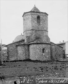 Absis de l'esgl&eacute;sia de Sant Pol, 1899