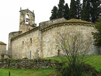 Porqueres. Esgl&eacute;sia de Santa Maria