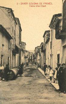 Carrer d'en Clav&eacute;. 1910-1925
