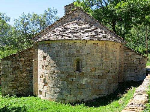 Absis de l'esgl&eacute;sia de Sant Mart&iacute; d'Ogassa