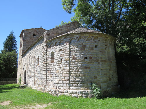 Absis de l'esgl&eacute;sia de Sant Mart&iacute; de Surroca