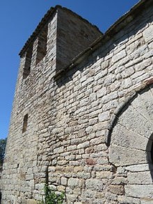 Campanar de l'esgl&eacute;sia de Sant Mart&iacute; de Surroca
