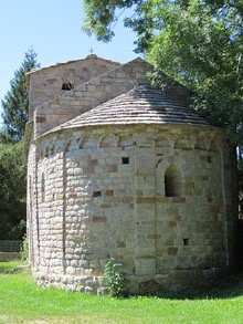 Absis de l'esgl&eacute;sia de Sant Mart&iacute; de Surroca
